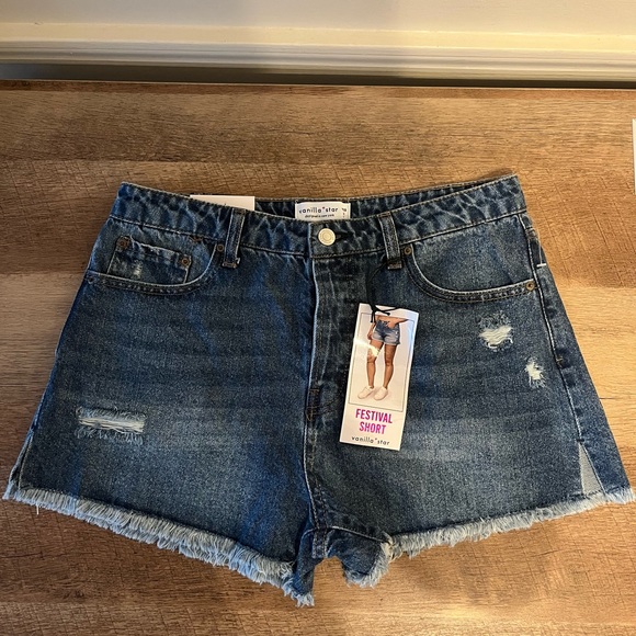 NWT Vanilla Star High Rise Shorts size 28 - Picture 8 of 8